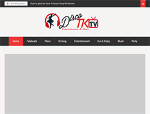 Tablet Screenshot of discotktv.com